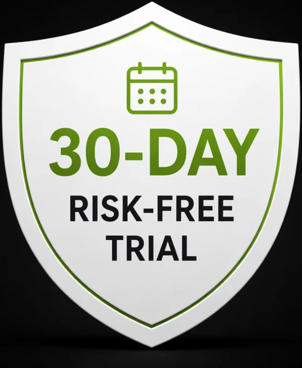 30-day risk-free trial shield